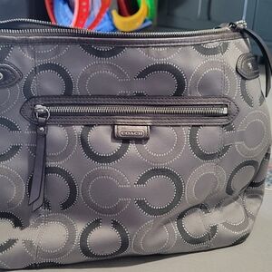 Coach Signature hobo bag